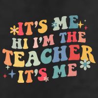 It’s Me Hi I’m The Teacher It’s Me Funny Teacher Quote Adult Drive Performance Visor