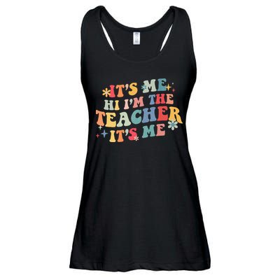 It’s Me Hi I’m The Teacher It’s Me Funny Teacher Quote Ladies Essential Flowy Tank