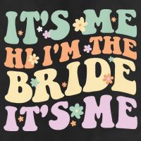 It's Me Hi I'm The Bride It's Me Funny Quotes Bride 7 Panel Mesh Trucker Snapback Hat