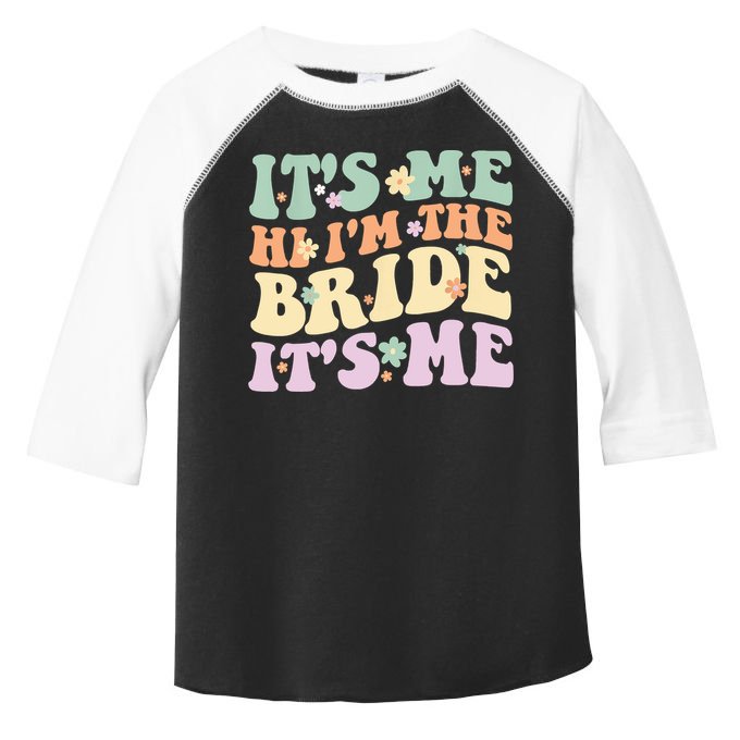 It's Me Hi I'm The Bride It's Me Funny Quotes Bride Toddler Fine Jersey T-Shirt