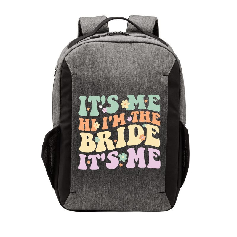 It's Me Hi I'm The Bride It's Me Funny Quotes Bride Vector Backpack