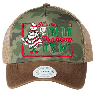 It's Me Hi I'm The Problem It's Me Christmas Tree Cake  Legacy Tie Dye Trucker Hat