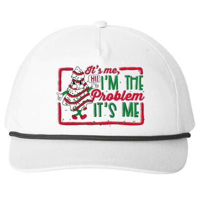 It's Me Hi I'm The Problem It's Me Christmas Tree Cake  Snapback Five-Panel Rope Hat