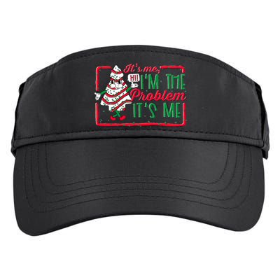 It's Me Hi I'm The Problem It's Me Christmas Tree Cake  Adult Drive Performance Visor