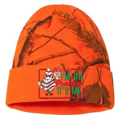 It's Me Hi I'm The Problem It's Me Christmas Tree Cake  Kati Licensed 12" Camo Beanie