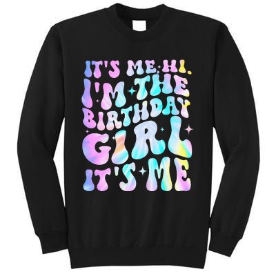 ItS Me Hi IM Birthday Girl ItS Me Groovy Sweatshirt