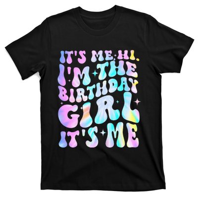 ItS Me Hi IM Birthday Girl ItS Me Groovy T-Shirt