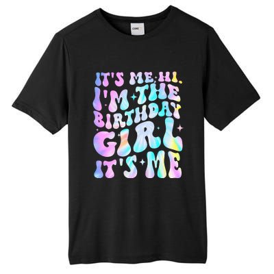 ItS Me Hi IM Birthday Girl ItS Me Groovy Tall Fusion ChromaSoft Performance T-Shirt