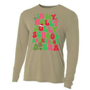 In My Holly Xmas Jolly School Counselor Era Christmas Team Cooling Performance Long Sleeve Crew