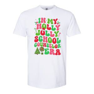 In My Holly Xmas Jolly School Counselor Era Christmas Team Softstyle CVC T-Shirt