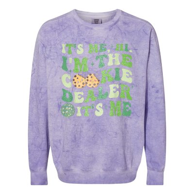 Its Me Hi Im The Cookie Dealer Scout Troop Scouting Colorblast Crewneck Sweatshirt