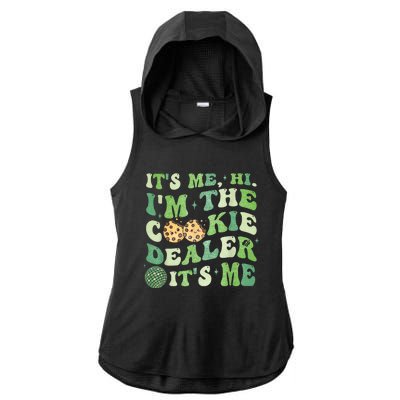 Its Me Hi Im The Cookie Dealer Scout Troop Scouting Ladies PosiCharge Tri-Blend Wicking Draft Hoodie Tank