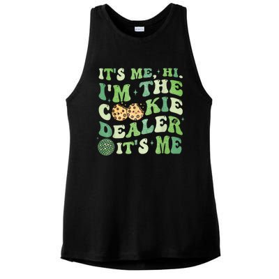 Its Me Hi Im The Cookie Dealer Scout Troop Scouting Ladies PosiCharge Tri-Blend Wicking Tank