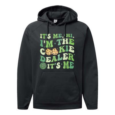 Its Me Hi Im The Cookie Dealer Scout Troop Scouting Performance Fleece Hoodie