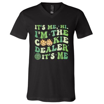 Its Me Hi Im The Cookie Dealer Scout Troop Scouting V-Neck T-Shirt