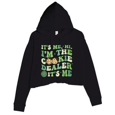 Its Me Hi Im The Cookie Dealer Scout Troop Scouting Crop Fleece Hoodie