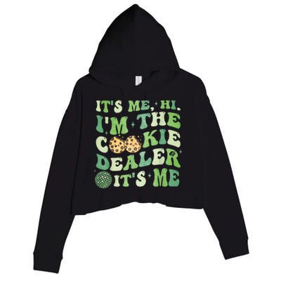 Its Me Hi Im The Cookie Dealer Scout Troop Scouting Crop Fleece Hoodie