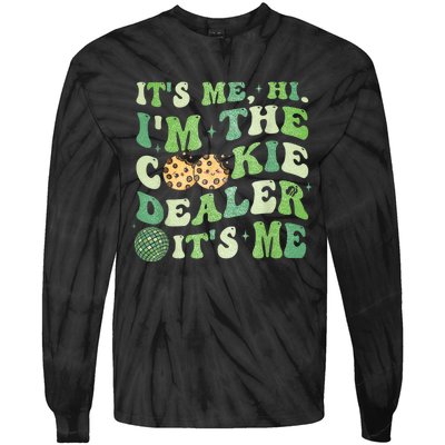 Its Me Hi Im The Cookie Dealer Scout Troop Scouting Tie-Dye Long Sleeve Shirt