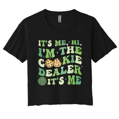 Its Me Hi Im The Cookie Dealer Scout Troop Scouting Women's Crop Top Tee