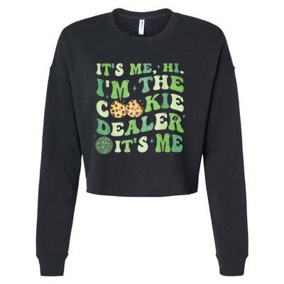 Its Me Hi Im The Cookie Dealer Scout Troop Scouting Cropped Pullover Crew