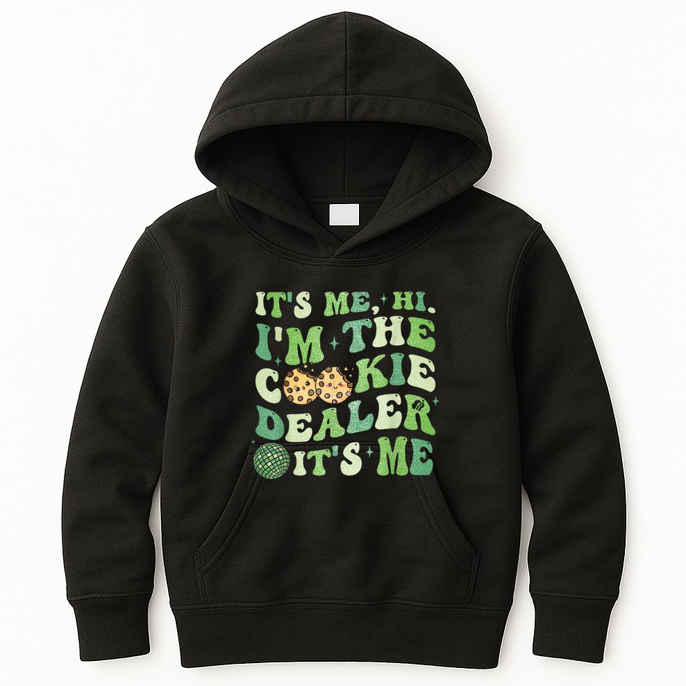 Its Me Hi Im The Cookie Dealer Scout Troop Scouting Kids Hoodie