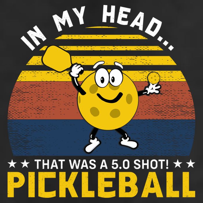 In My Head Funny Pickleball Adult Drive Performance Visor