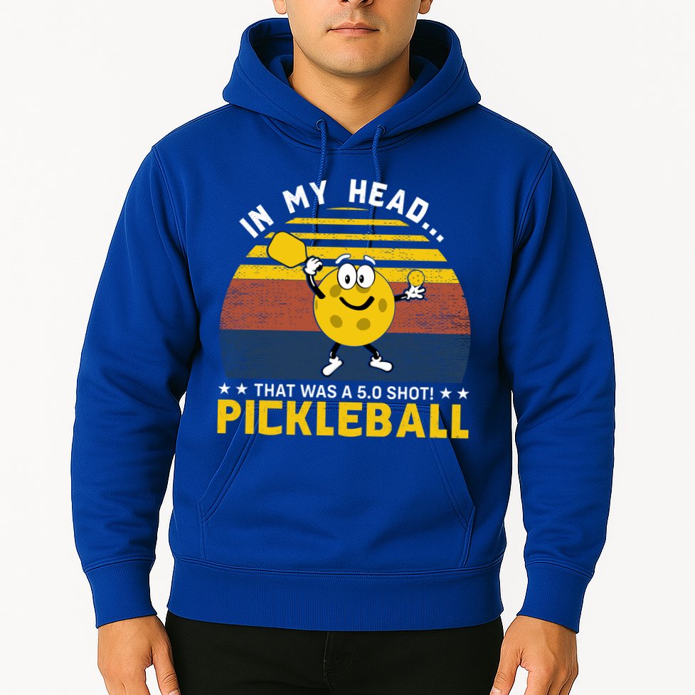 In My Head Funny Pickleball Hoodie