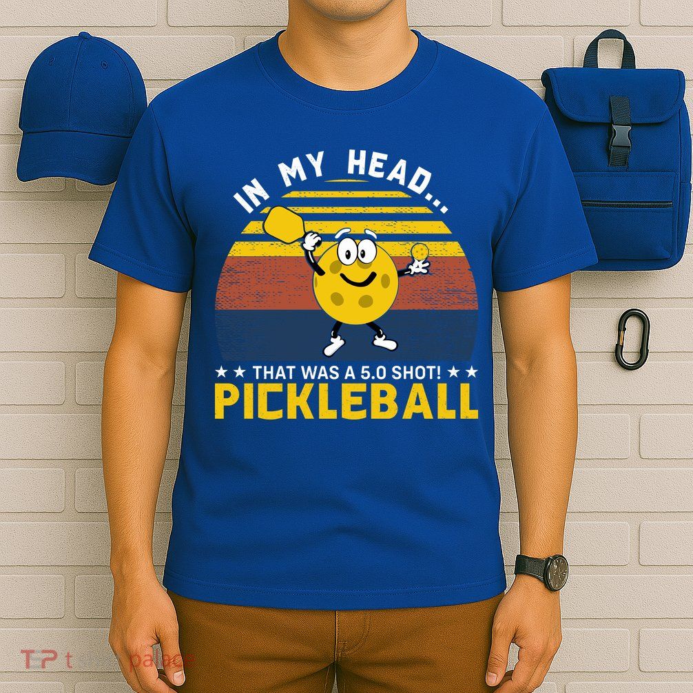 In My Head Funny Pickleball T-Shirt
