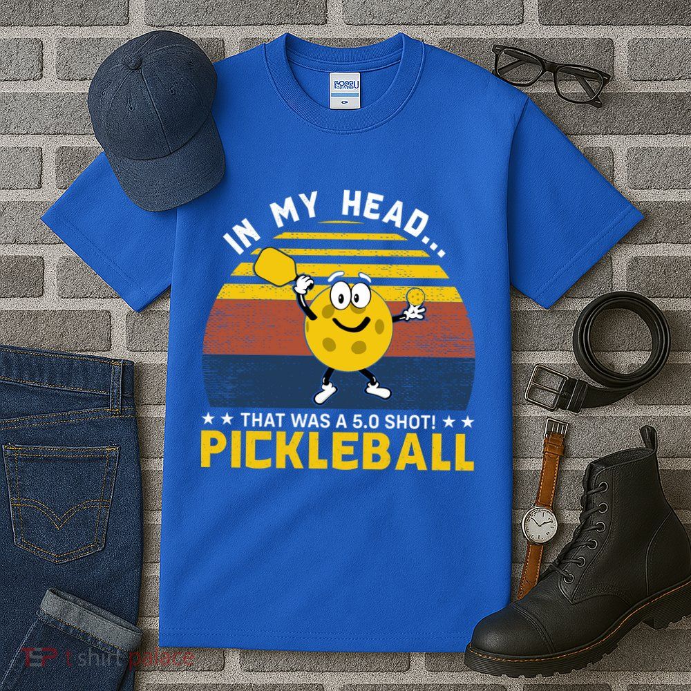 In My Head Funny Pickleball Tall T-Shirt