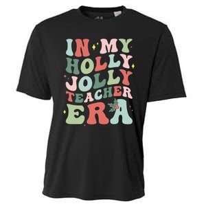 In My Holly Xmas Jolly Teacher Era Christmas  Cooling Performance Crew T-Shirt