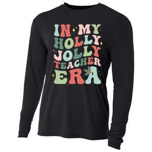 In My Holly Xmas Jolly Teacher Era Christmas  Cooling Performance Long Sleeve Crew