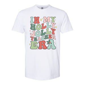 In My Holly Xmas Jolly Teacher Era Christmas  Softstyle CVC T-Shirt