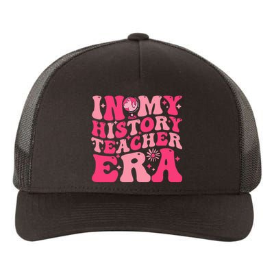 In My History Teacher Era Funny History Teacher Groovy Yupoong Adult 5-Panel Trucker Hat