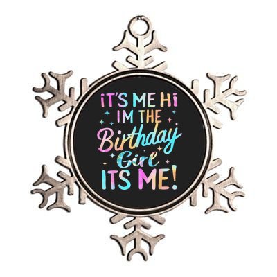 Its Me Hi Im The Birthday Girl Its Me Metallic Star Ornament