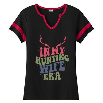 In My Hunting Wife Era Ladies Halftime Notch Neck Tee