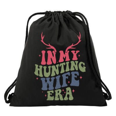 In My Hunting Wife Era Drawstring Bag