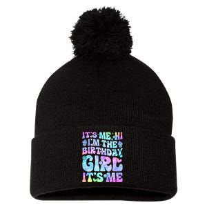 Its Me Hi Im The Birthday Girl Its Me Pom Pom 12in Knit Beanie