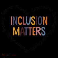 Inclusion Matters Heart Positive Diversity Kindness Matter Bag