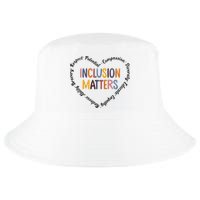 Inclusion Matters Heart Positive Diversity Kindness Matter Cool Comfort Performance Bucket Hat