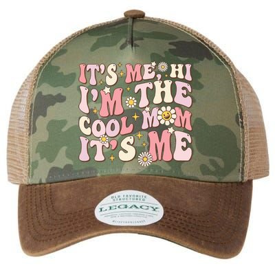 Its Me Hi Im The Cool Mom Its Me Mothers Day Flower Groovy Legacy Tie Dye Trucker Hat