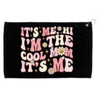 Its Me Hi Im The Cool Mom Its Me Mothers Day Flower Groovy Grommeted Golf Towel