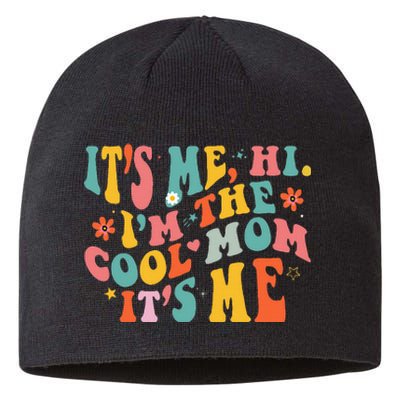 Its Me Hi Im The Cool Mom Its Me Mothers Day Groovy Sustainable Beanie