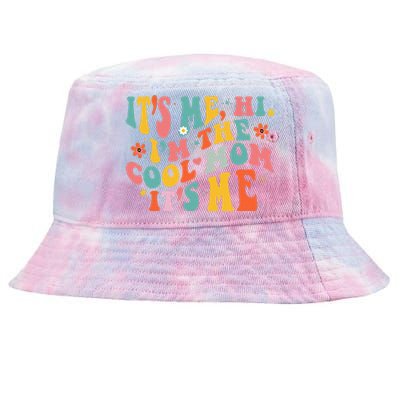 Its Me Hi Im The Cool Mom Its Me Mothers Day Groovy Tie-Dyed Bucket Hat