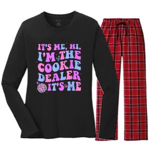 Its Me Hi Im The Cookie Dealer Scout Troop Scouting Women's Long Sleeve Flannel Pajama Set 