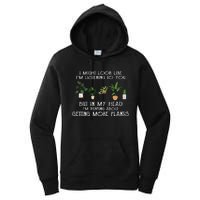 In My Head IM Thinking About Getting More Plants Women's Pullover Hoodie