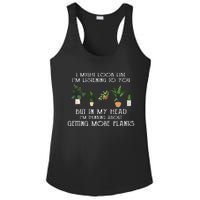 In My Head IM Thinking About Getting More Plants Ladies PosiCharge Competitor Racerback Tank