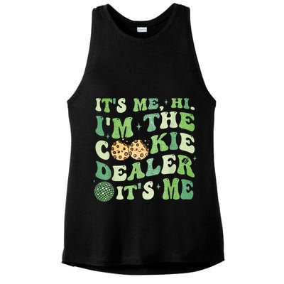 Its Me Hi Im The Cookie Dealer Scout Troop Scouting Ladies PosiCharge Tri-Blend Wicking Tank