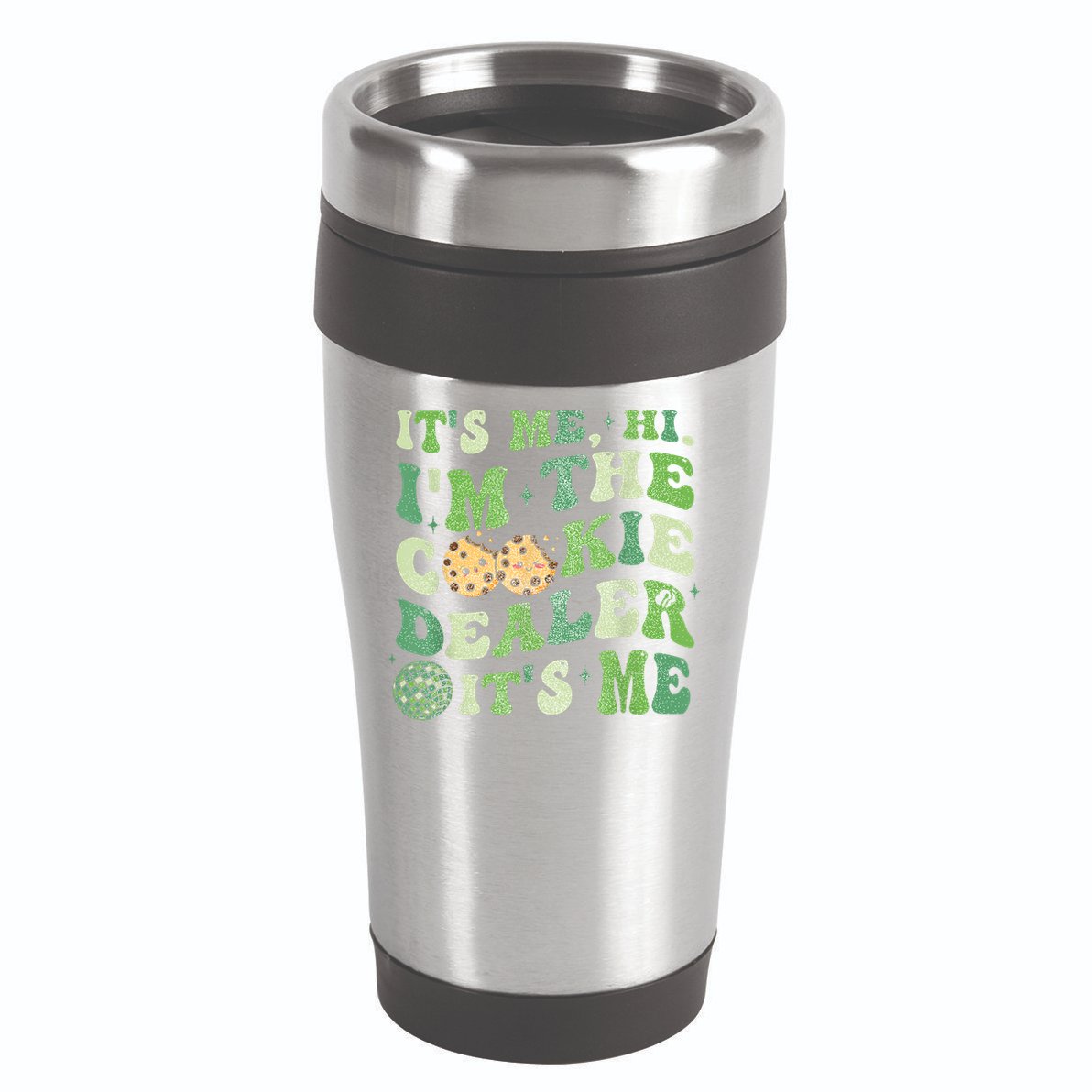 Its Me Hi Im The Cookie Dealer Scout Troop Scouting 16oz Travel Tumbler