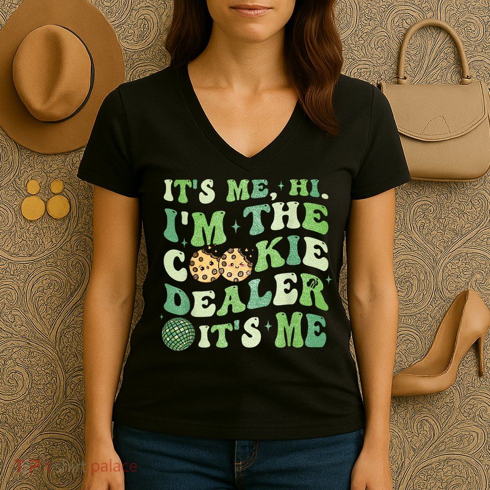 Its Me Hi Im The Cookie Dealer Scout Troop Scouting Women's V-Neck T-Shirt