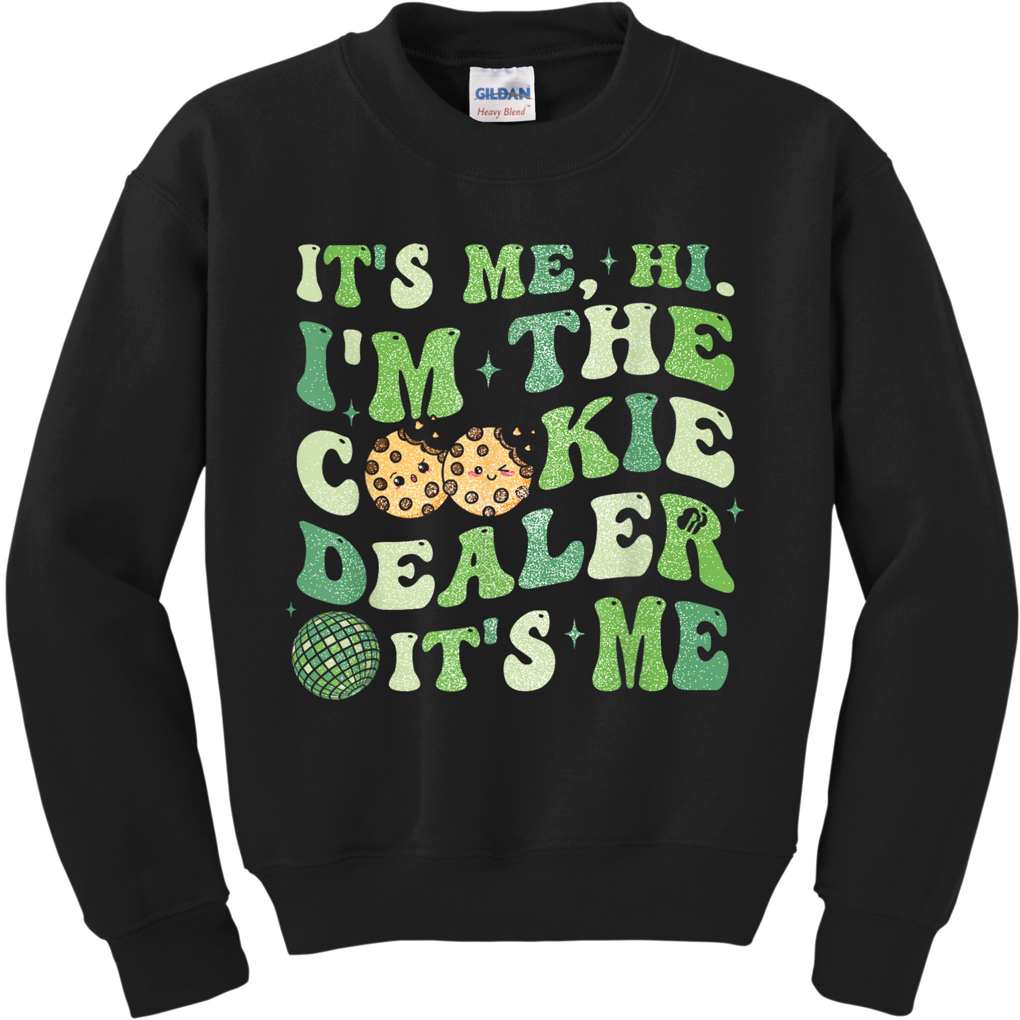Its Me Hi Im The Cookie Dealer Scout Troop Scouting Kids Sweatshirt